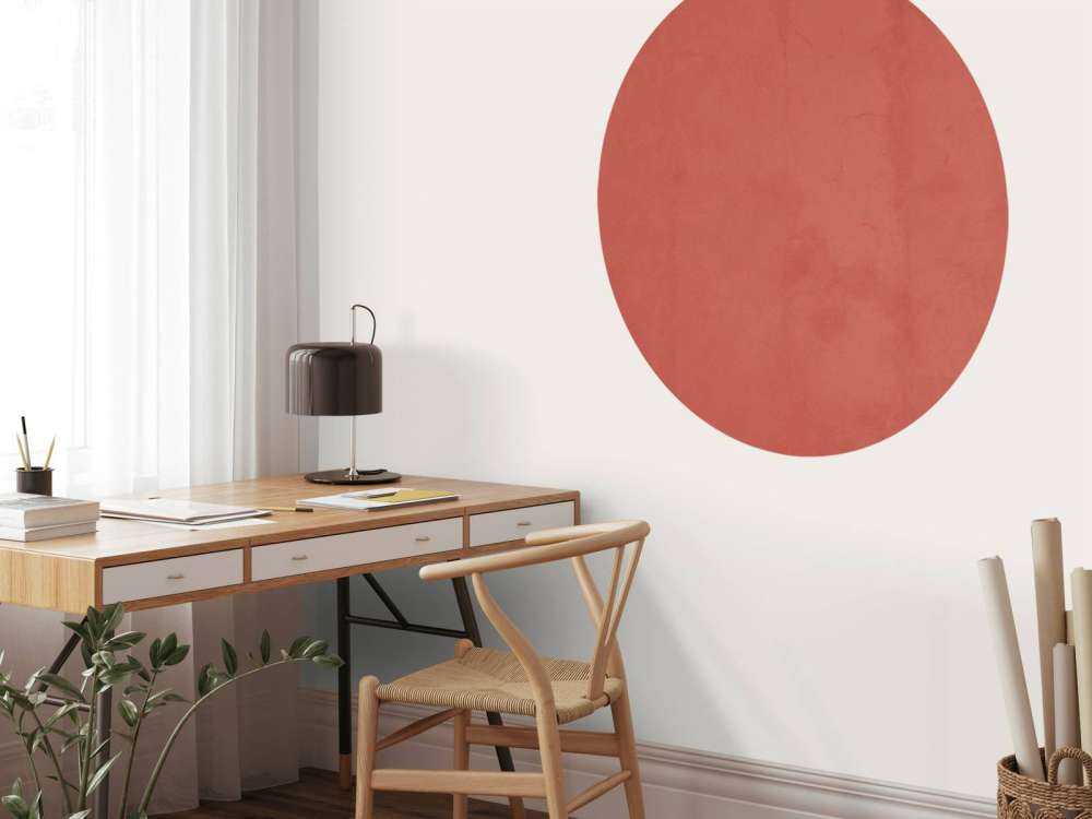 Verfärbter roter Beton