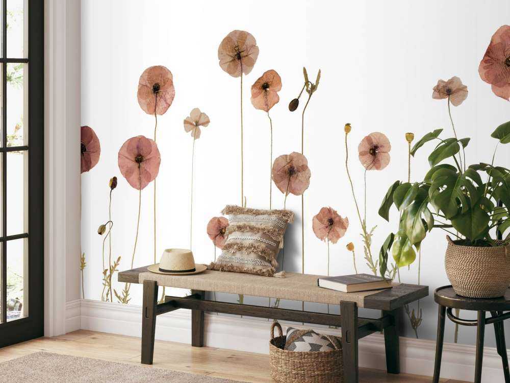 Mohnblumenfeld bunt