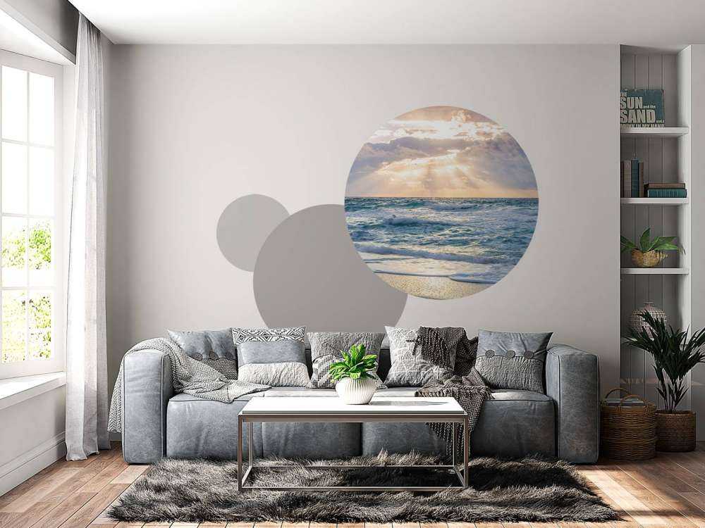 Sonnenstrahlen am Meer