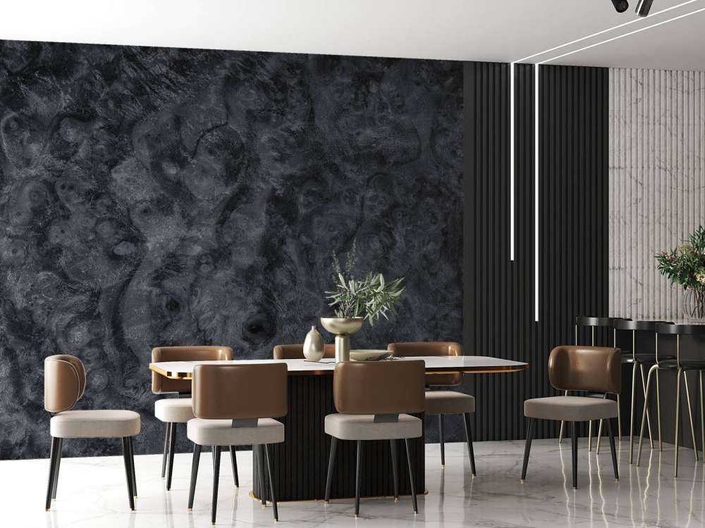 Komplexe graue Holzstruktur