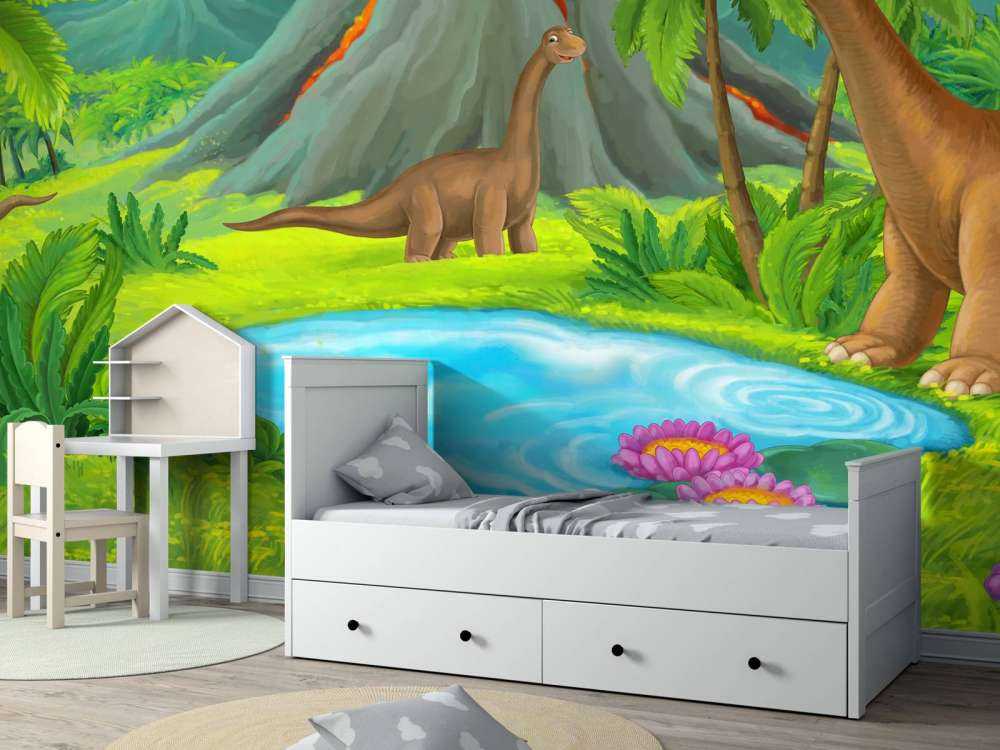 Dinosaurier in der Natur