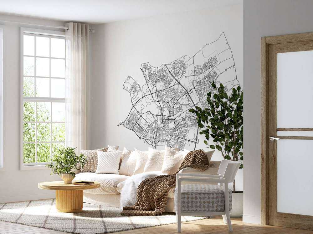 Karte von den Bosch, weiß