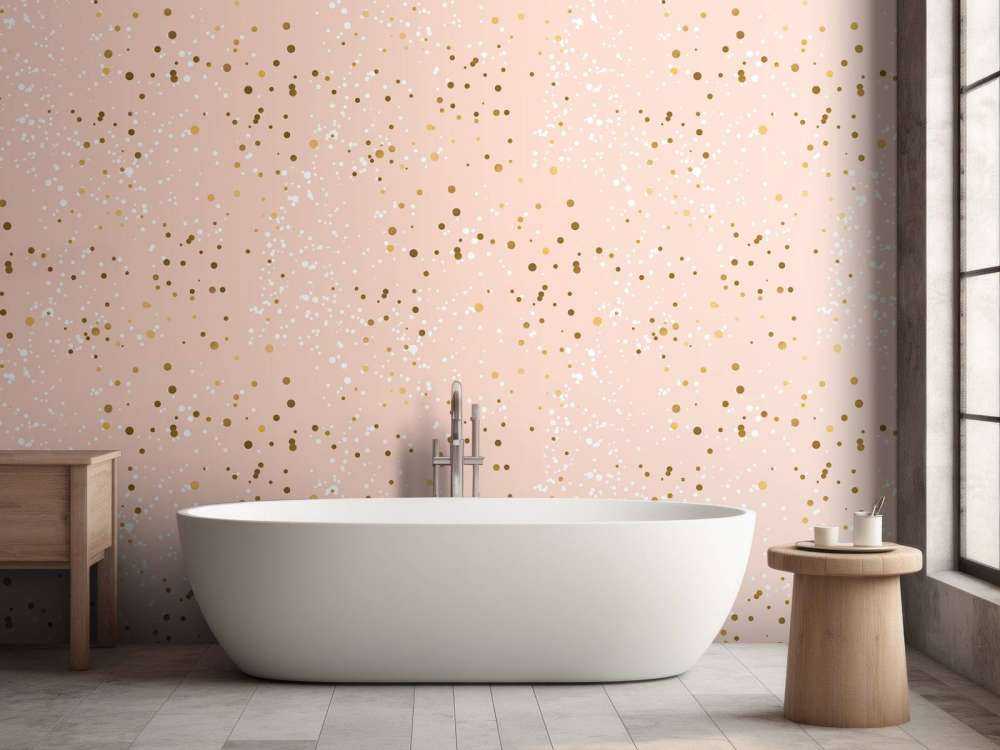 Goldenes Glitzermuster