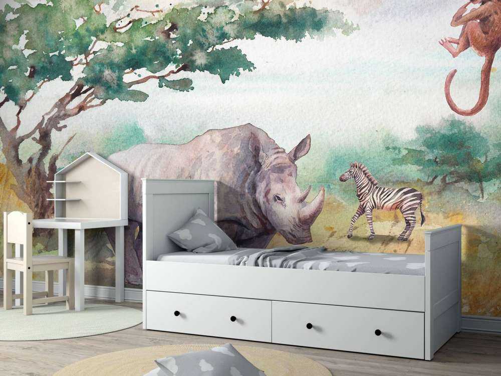 Aquarell Dschungel