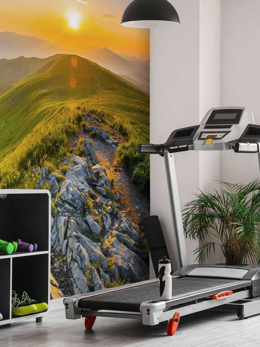 Sonnenuntergang in einer Berglandschaft