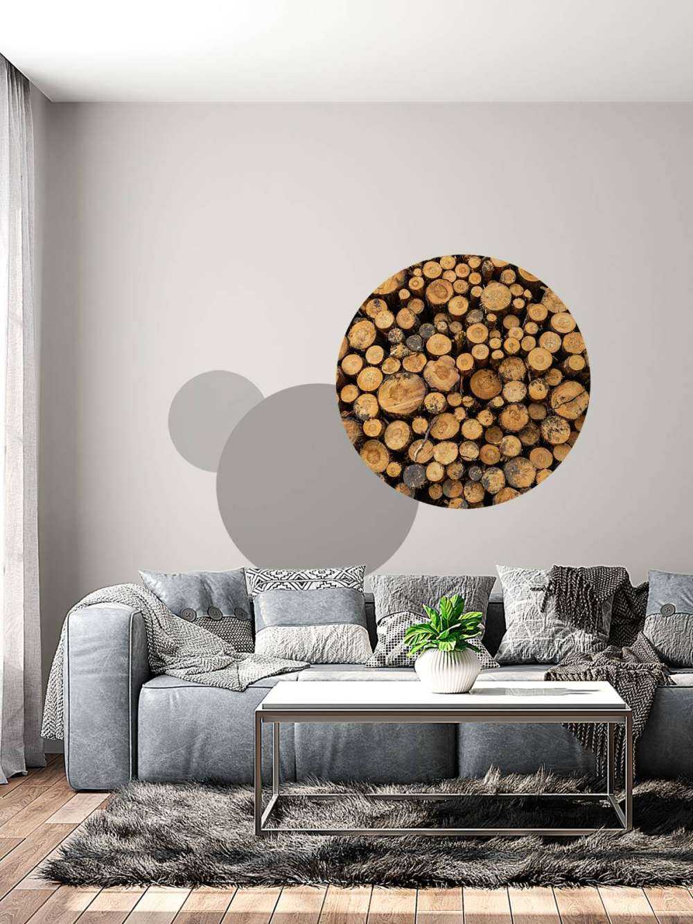 Stapel von Baumstämmen