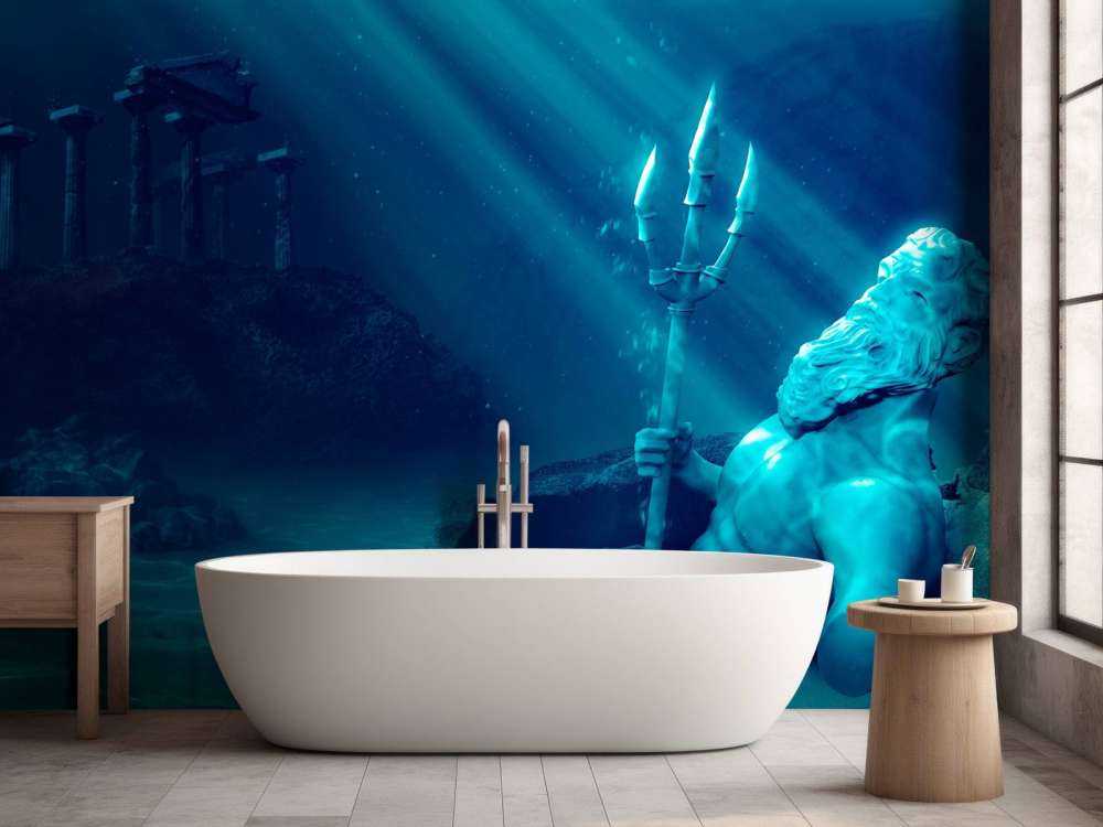 Atlantis mit Statue