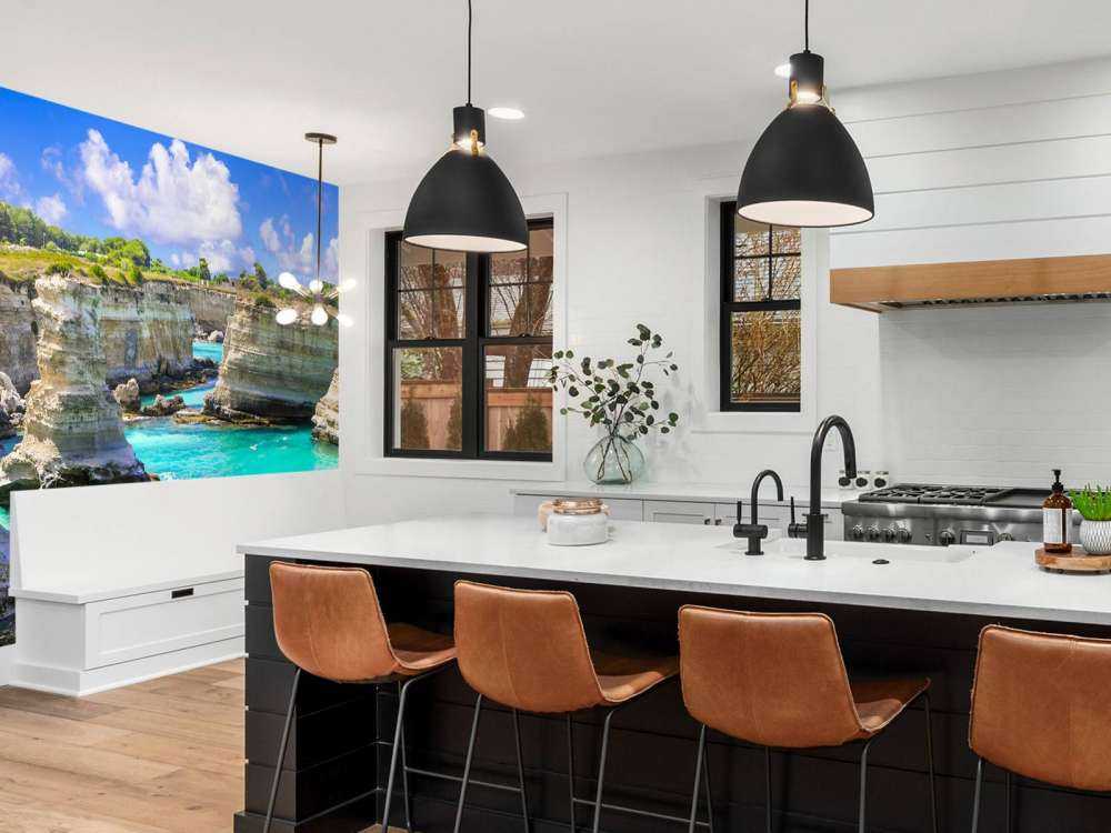 Felsformation an der Küste