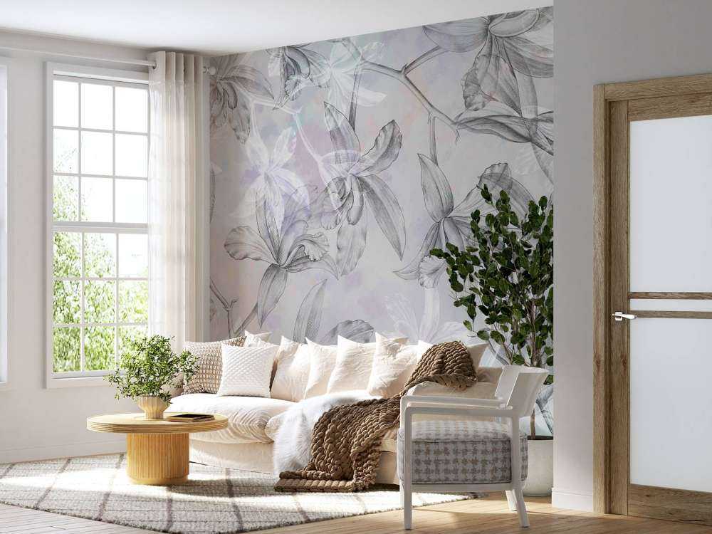 Orchideen Traumlandschaft 2-farbig Lila