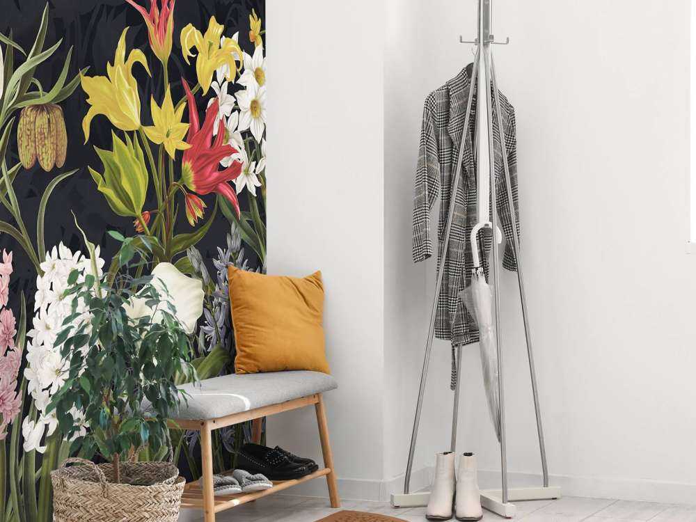 Frühjahrsblumen - Silberfrostgrau