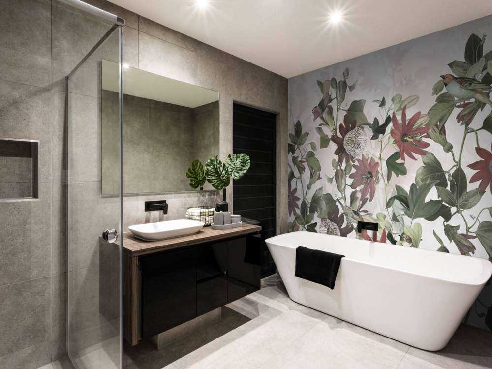 Sieben Vögel im verzauberten Laub - Blush Garten