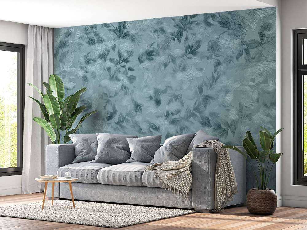 Blaue Blumen Textur