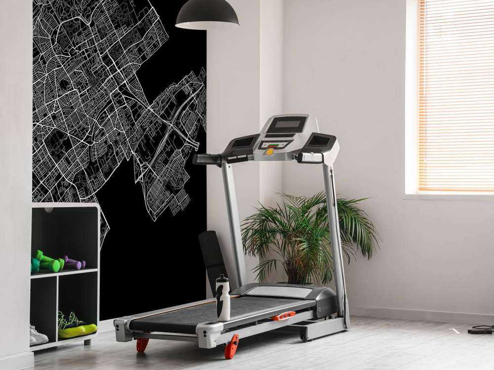 Karte von Den haag, schwarz