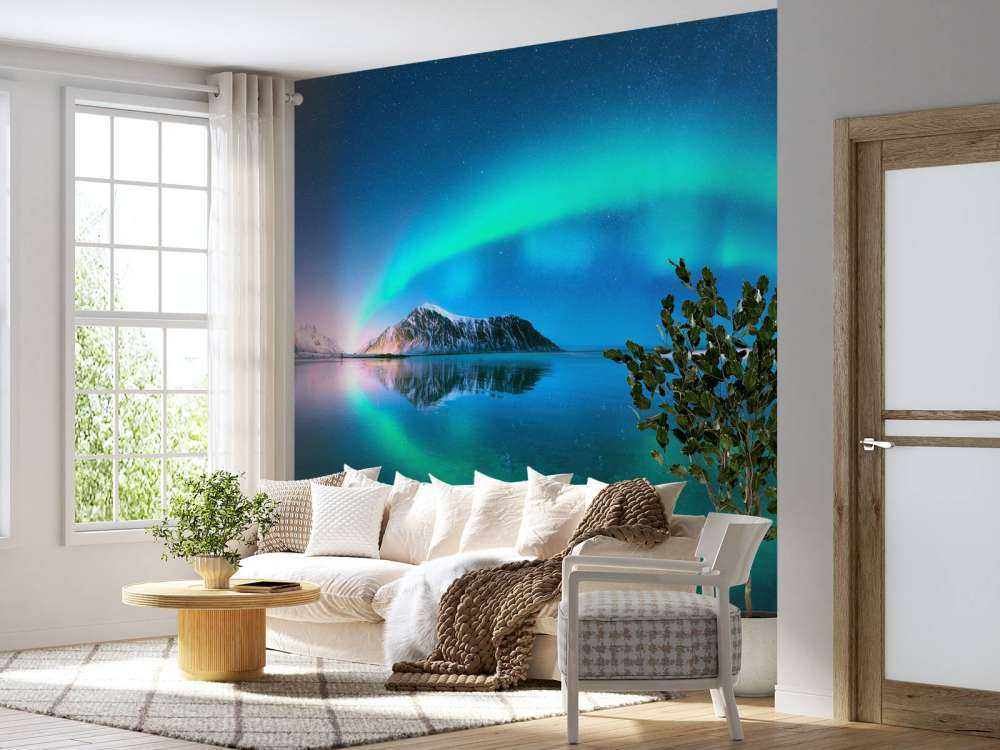 Reflektierte Nordlichter