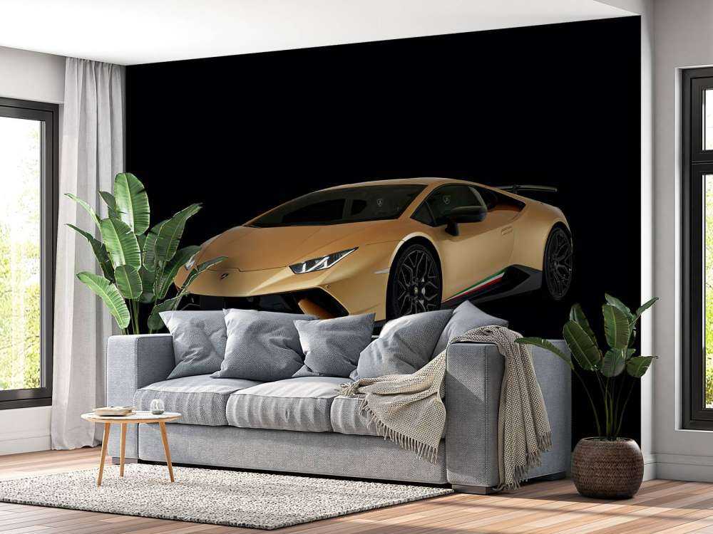 Lamborghini Huracán - Rechts vorne, schwarz