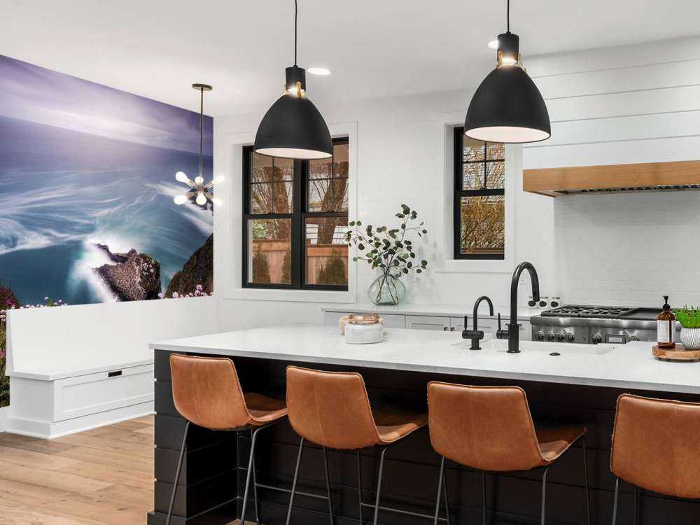 On the edge of the cliff