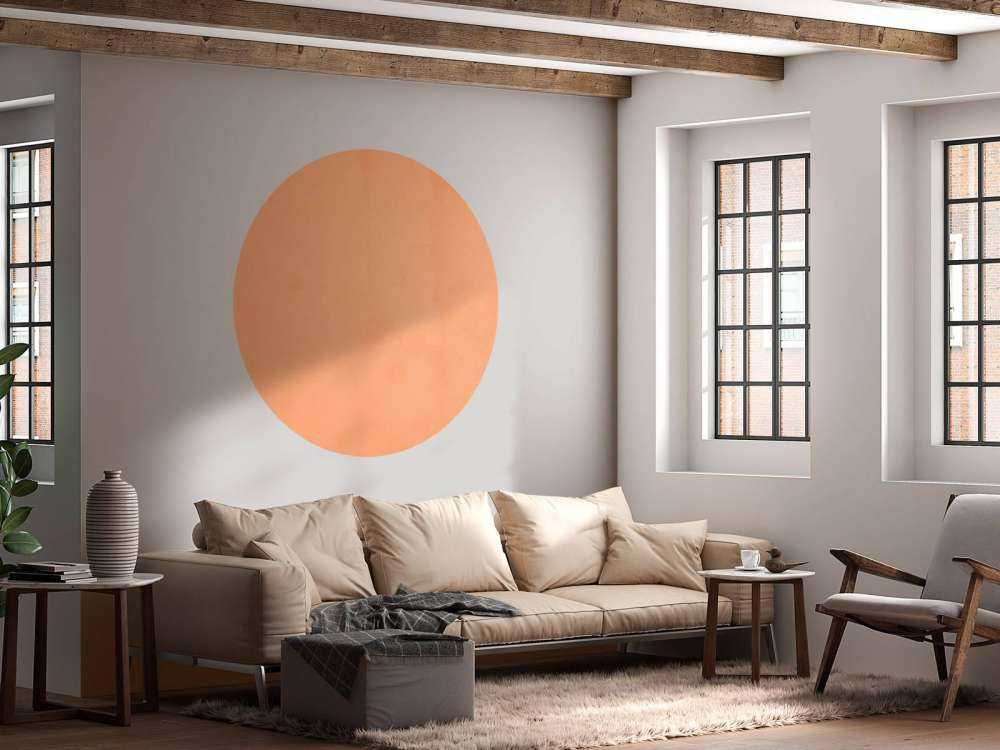 Hellorangefarbener Beton