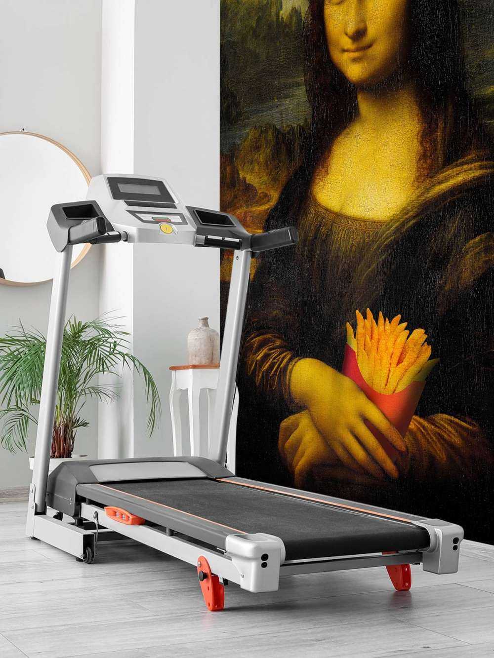 Mona Lisa mit Pommes