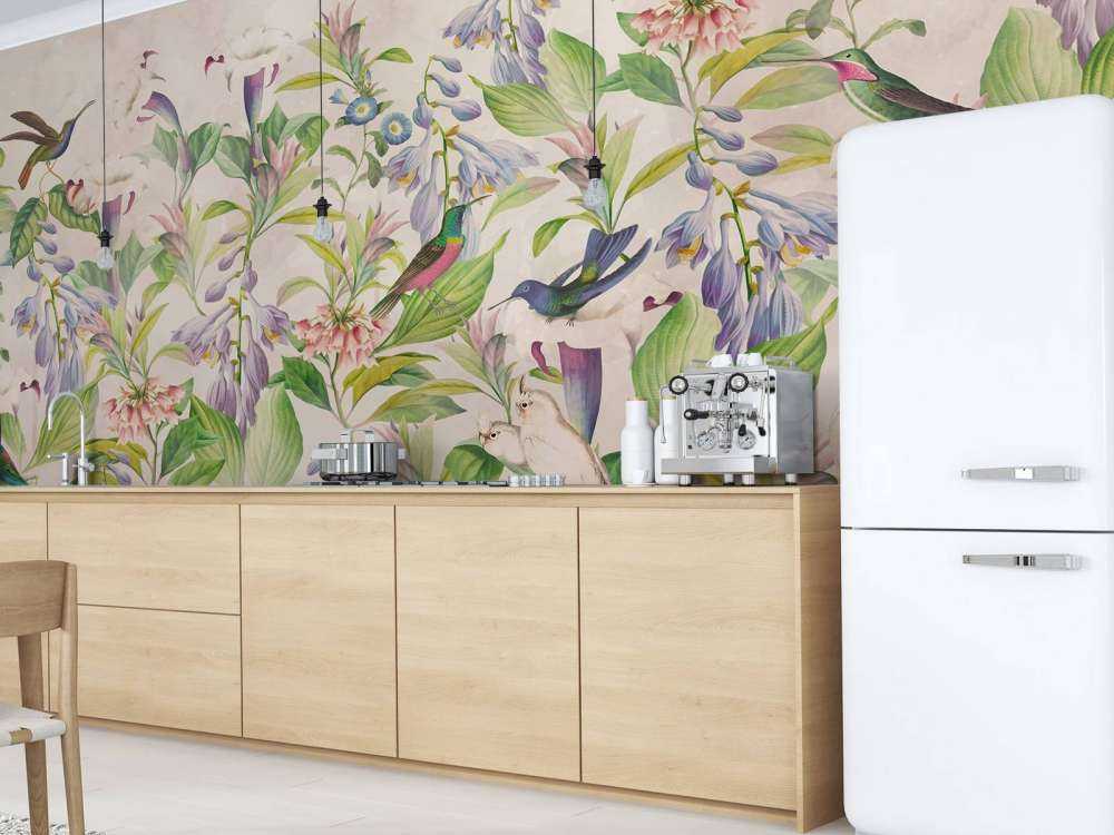 Ethereale Vogelgesänge Blüten - Pastellparadies