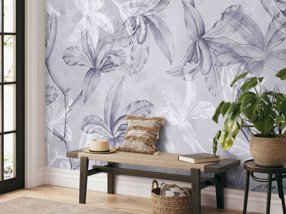 Orchideen Traumlandschaft Lila