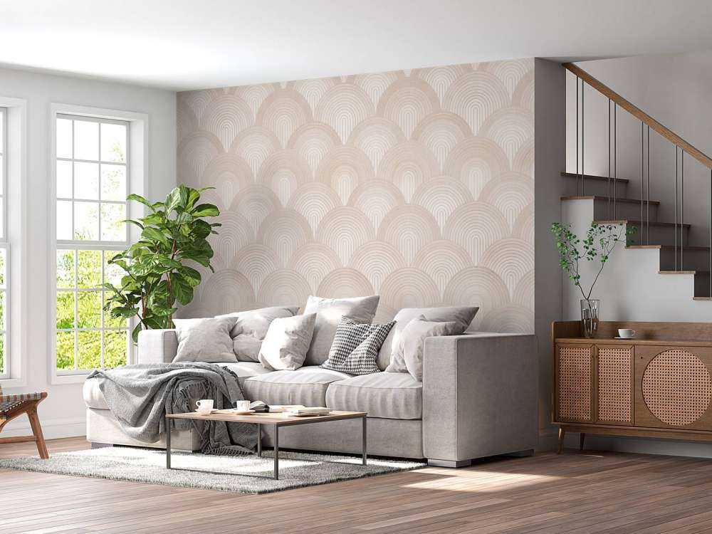 Boho ombre Bögen - Pfirsichflaum