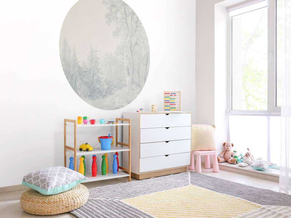 Waldlandschaft Blau #1