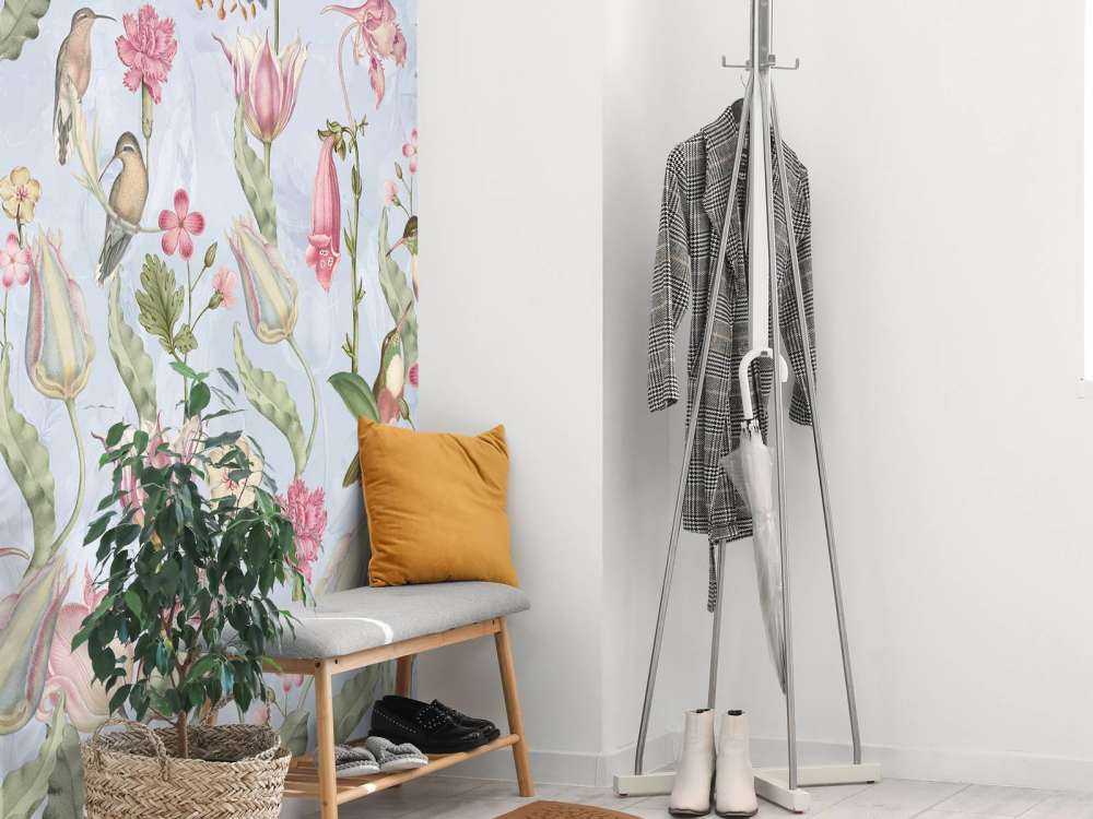 Frühling Kolibri Symphonie - Pastellblaue Serenade