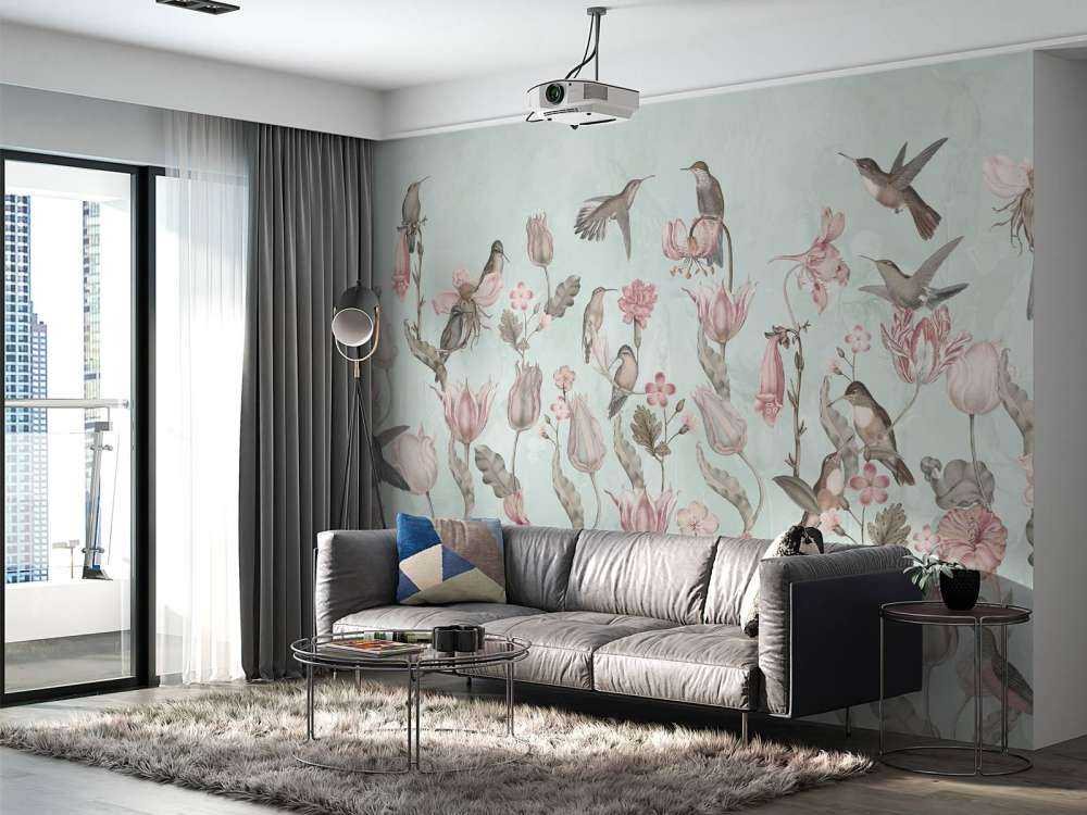 Frühling Kolibri Symphonie - Minz Wiese