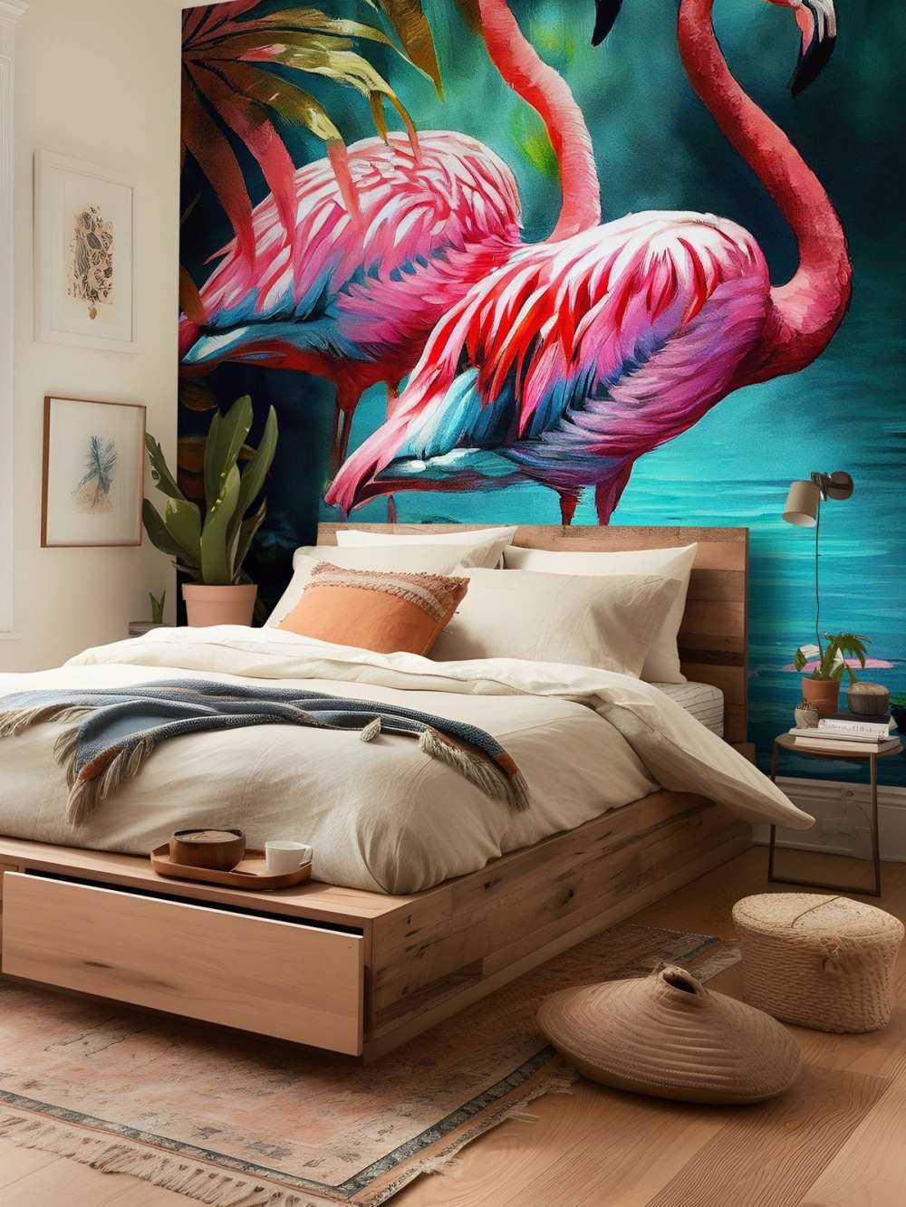 Samtrosa Flamingo Duo