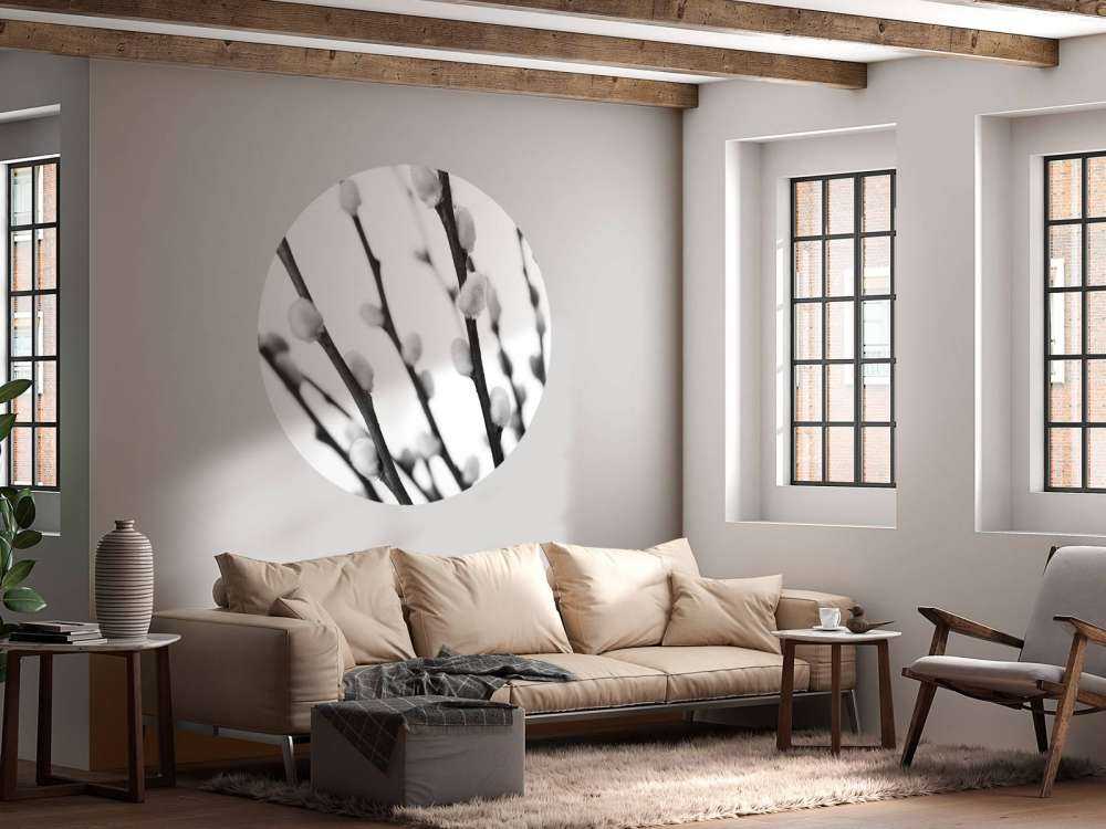 Schwarze und weiße Weide