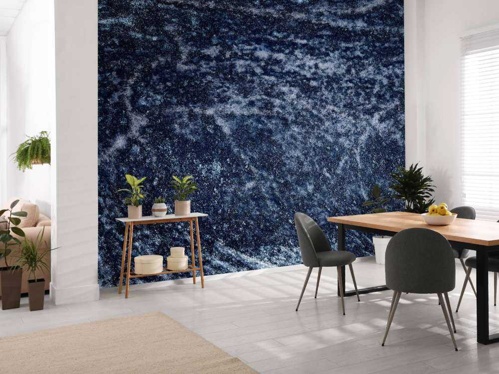 Dunkelblaue Struktur