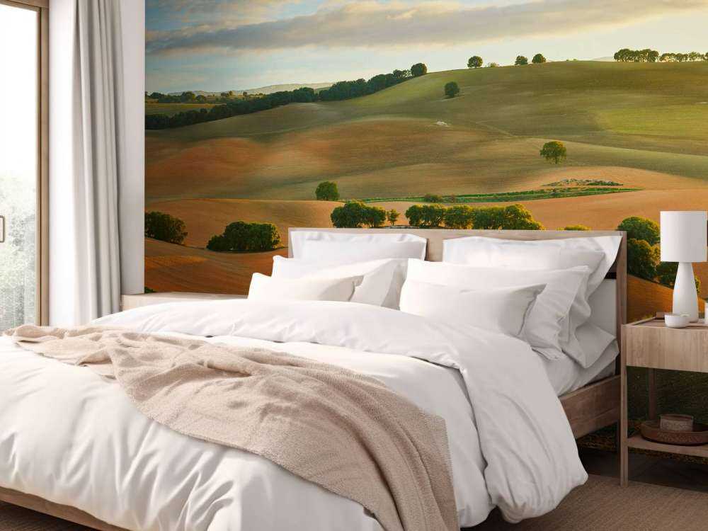 Landschaft mit Bergen