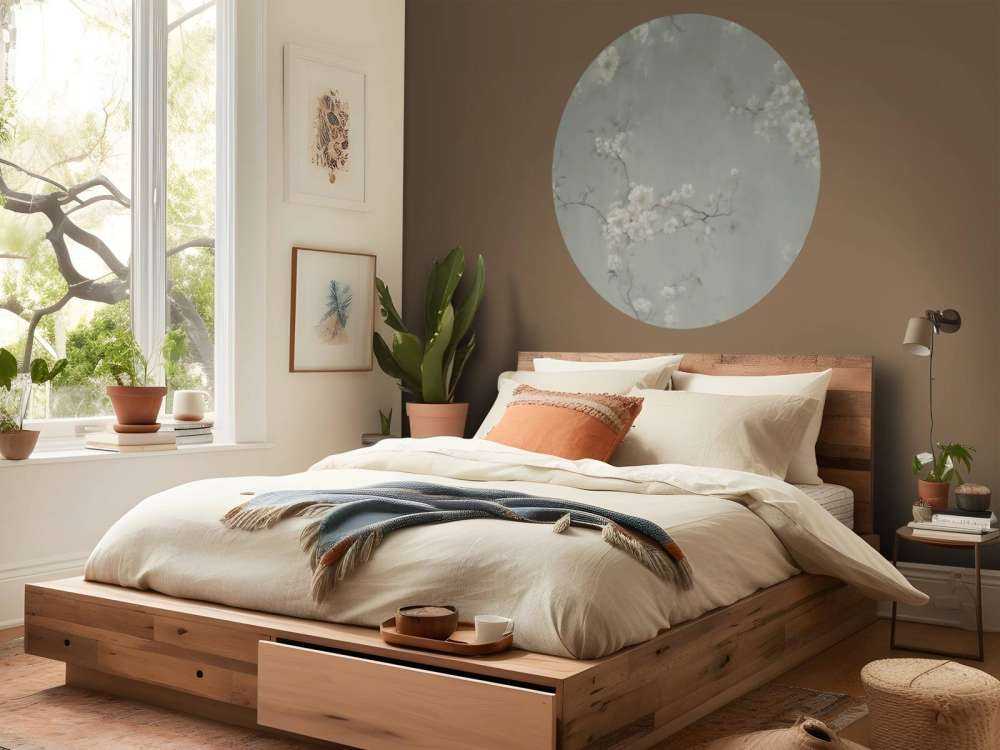 Liebliche Zweige von Blumen Grün