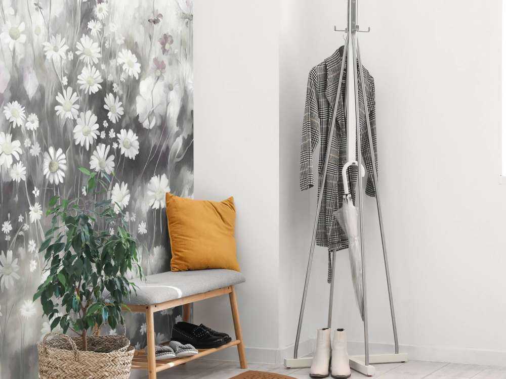 Üppiges Grün des Sommerkohle