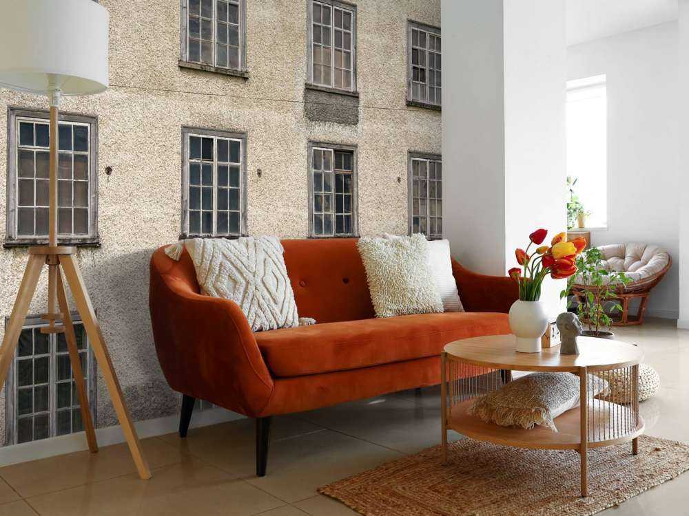 Fassade einer alten Fabrik