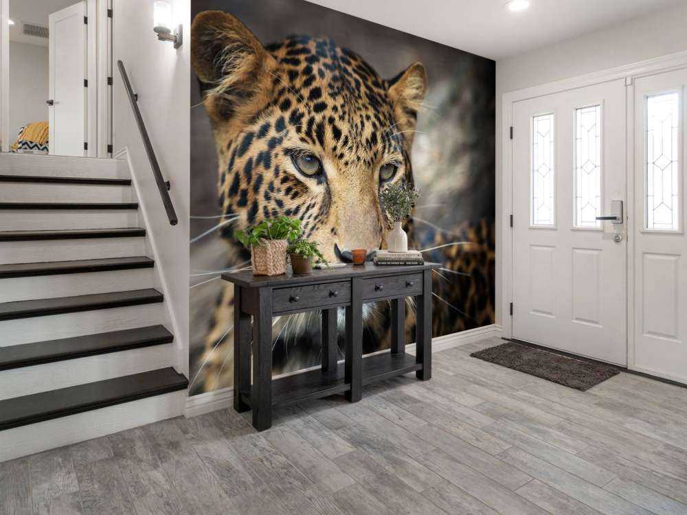 Close, up eines Leoparden