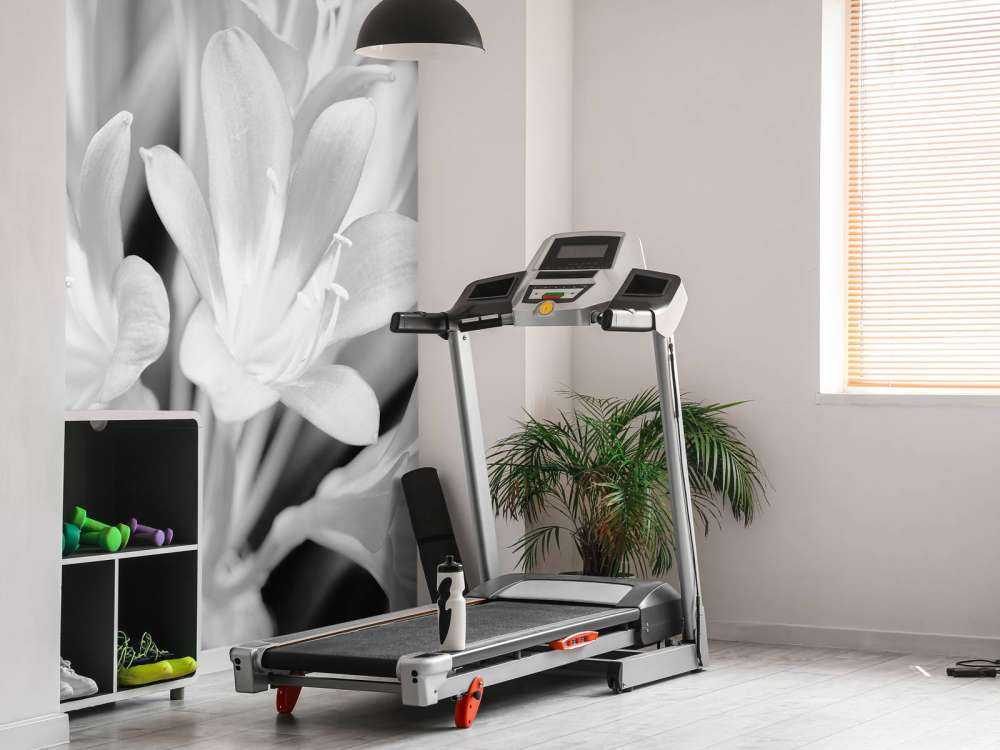 Blühende Blumen, schwarz und weiß