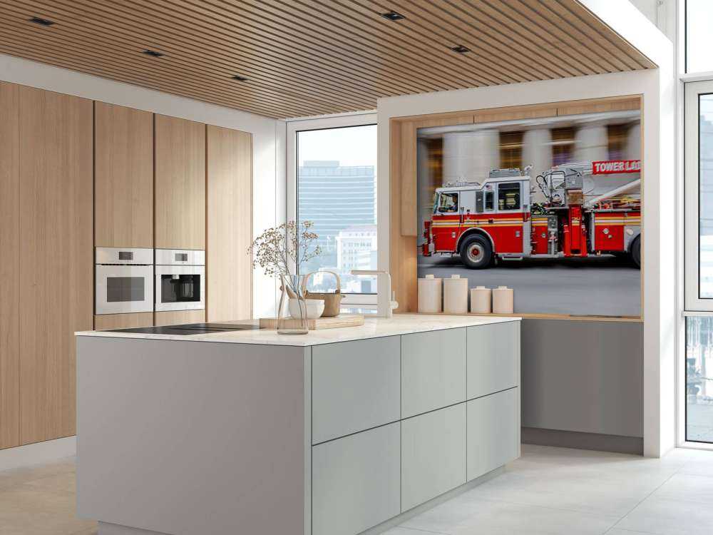 Amerikanisches Feuerwehrauto