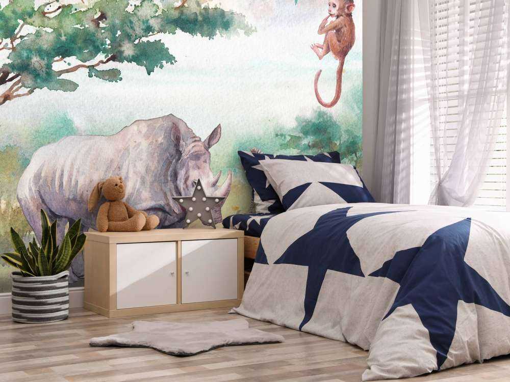 Aquarell Dschungel