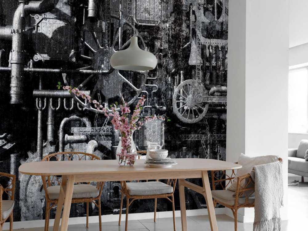 Alter Maschinenraum eines Zuges