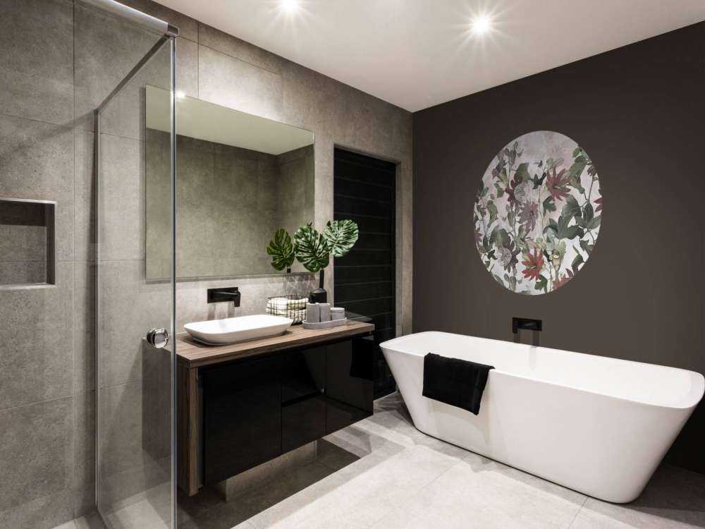 Sieben Vögel im verzauberten Laub - Blush Garten