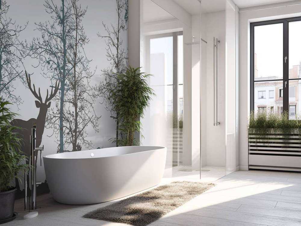 Winter Kontur Wald Stille