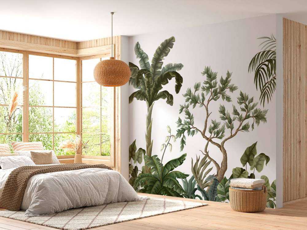 Dschungellandschaft mit Palmen