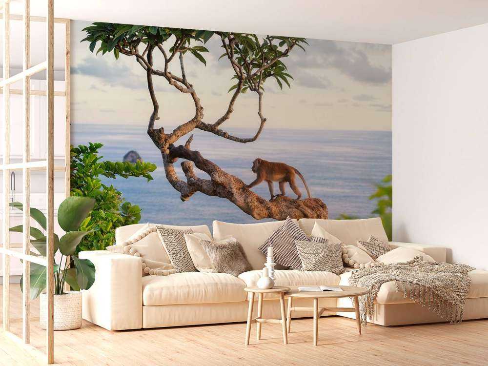 Affe auf einem Baum