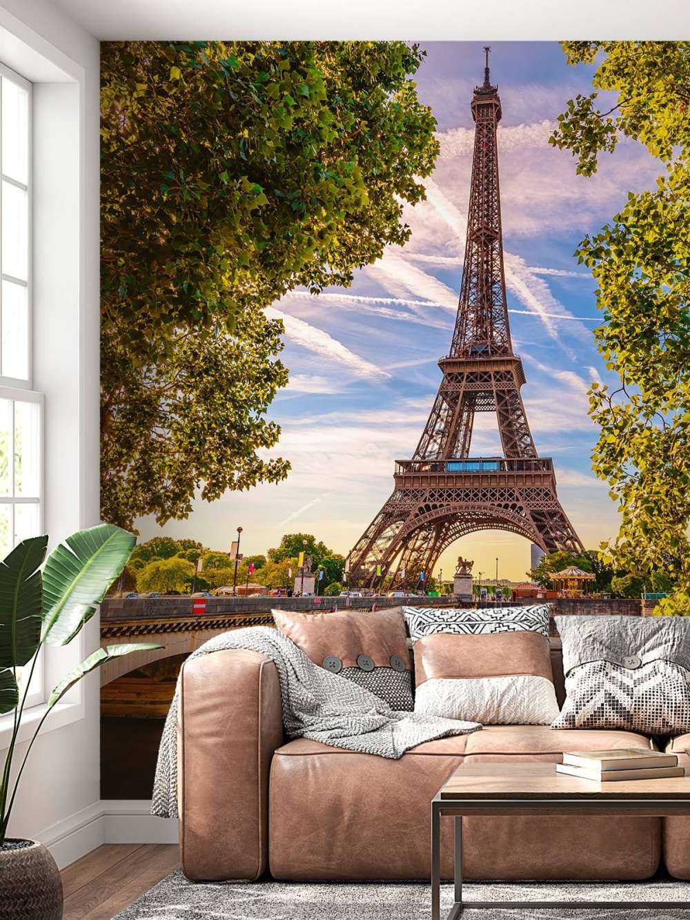 Der Eiffelturm und die Seine