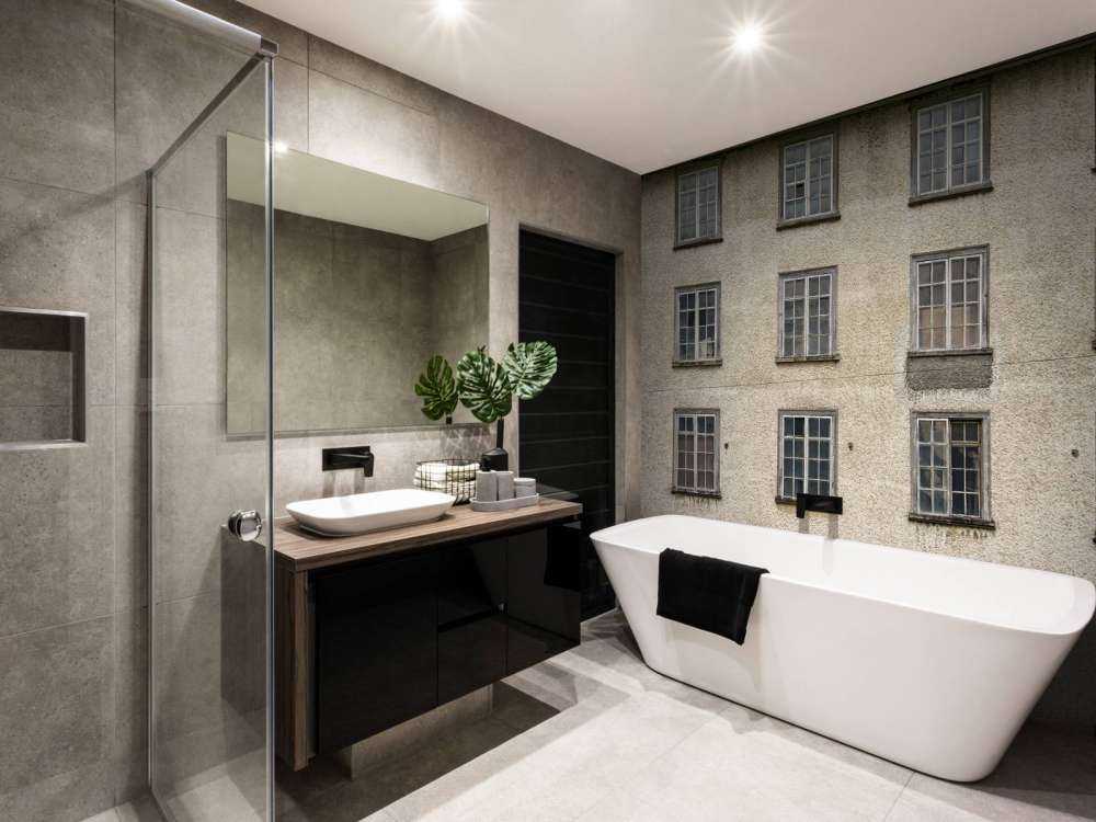 Fassade einer alten Fabrik