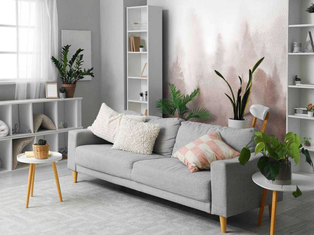 Wald mit Aquarellfarbe gemacht