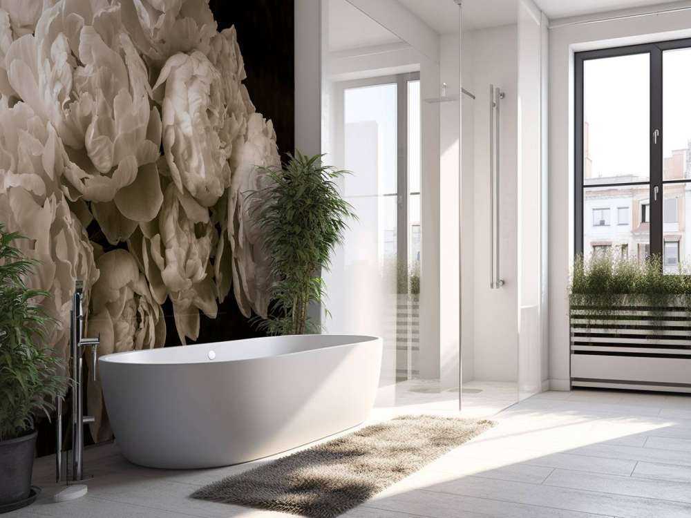 Strauß Pfingstrosen vintage