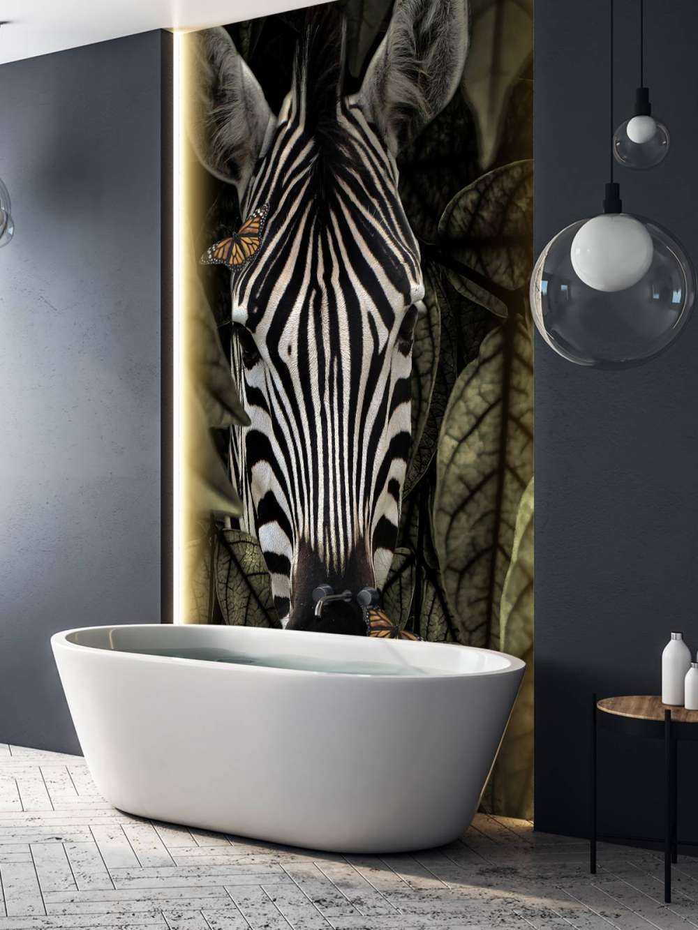 Dschungel Zebra Portrait