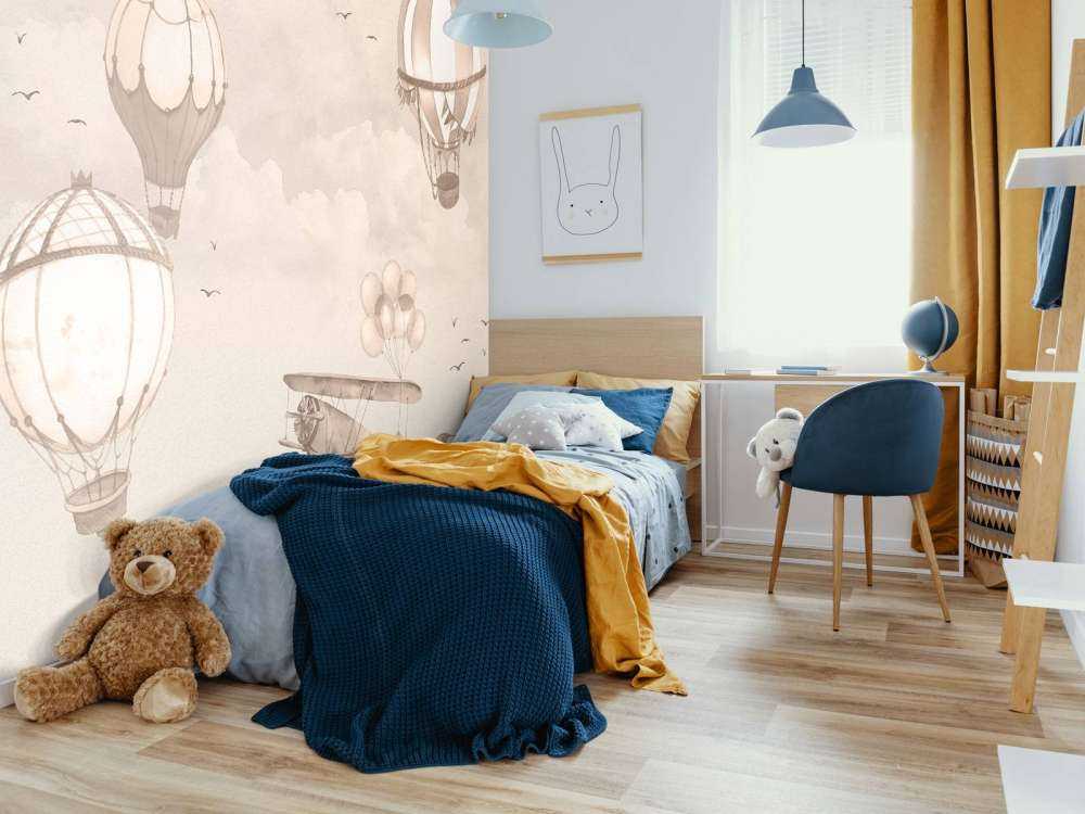 Himmelsballons in Taupe